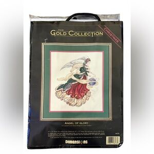 Dimensions Vintage Angel of Glory Cross Stitch Kit 8476 Gold Collection 1995
